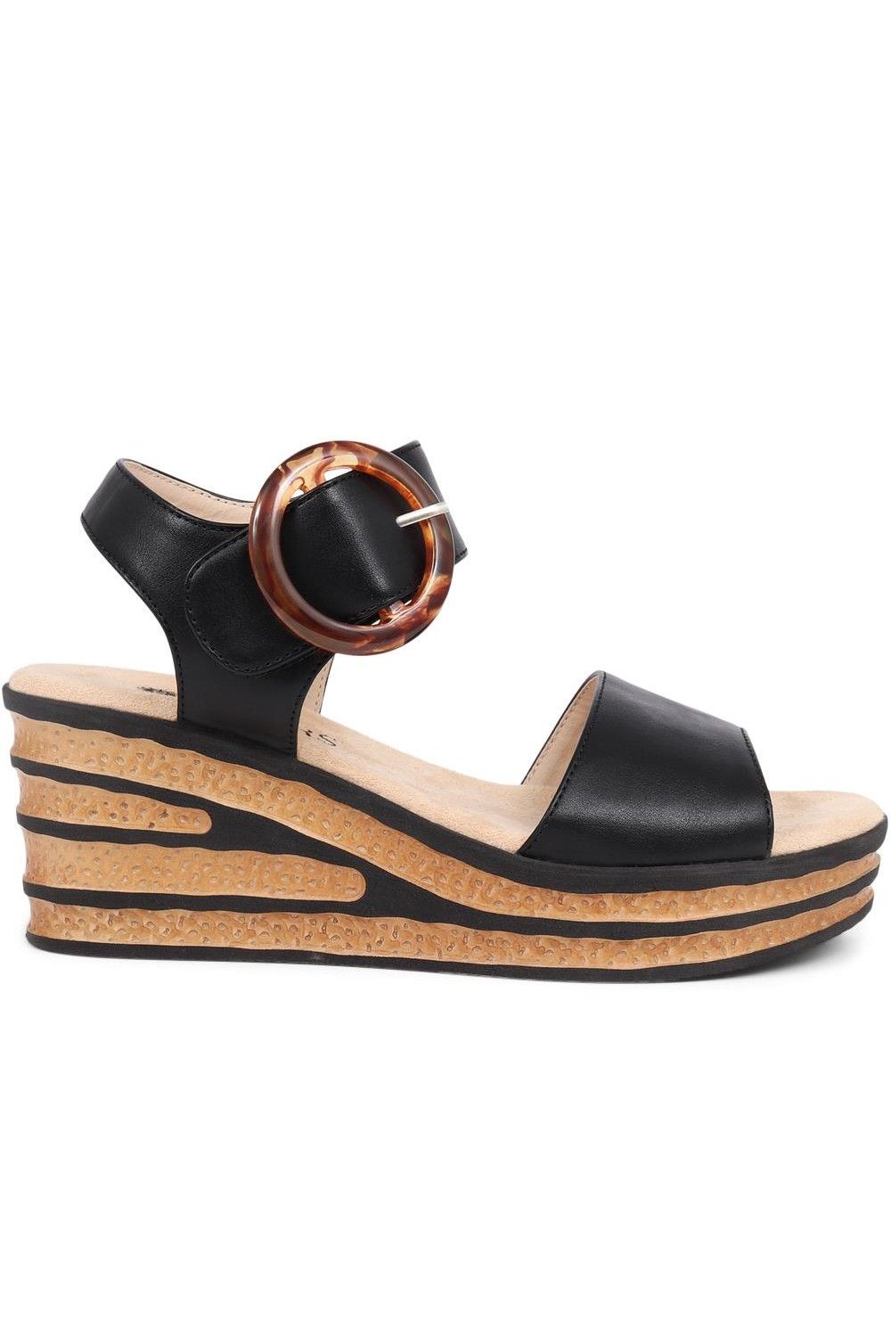Pavers Touch-Fasten Wedge Sandals