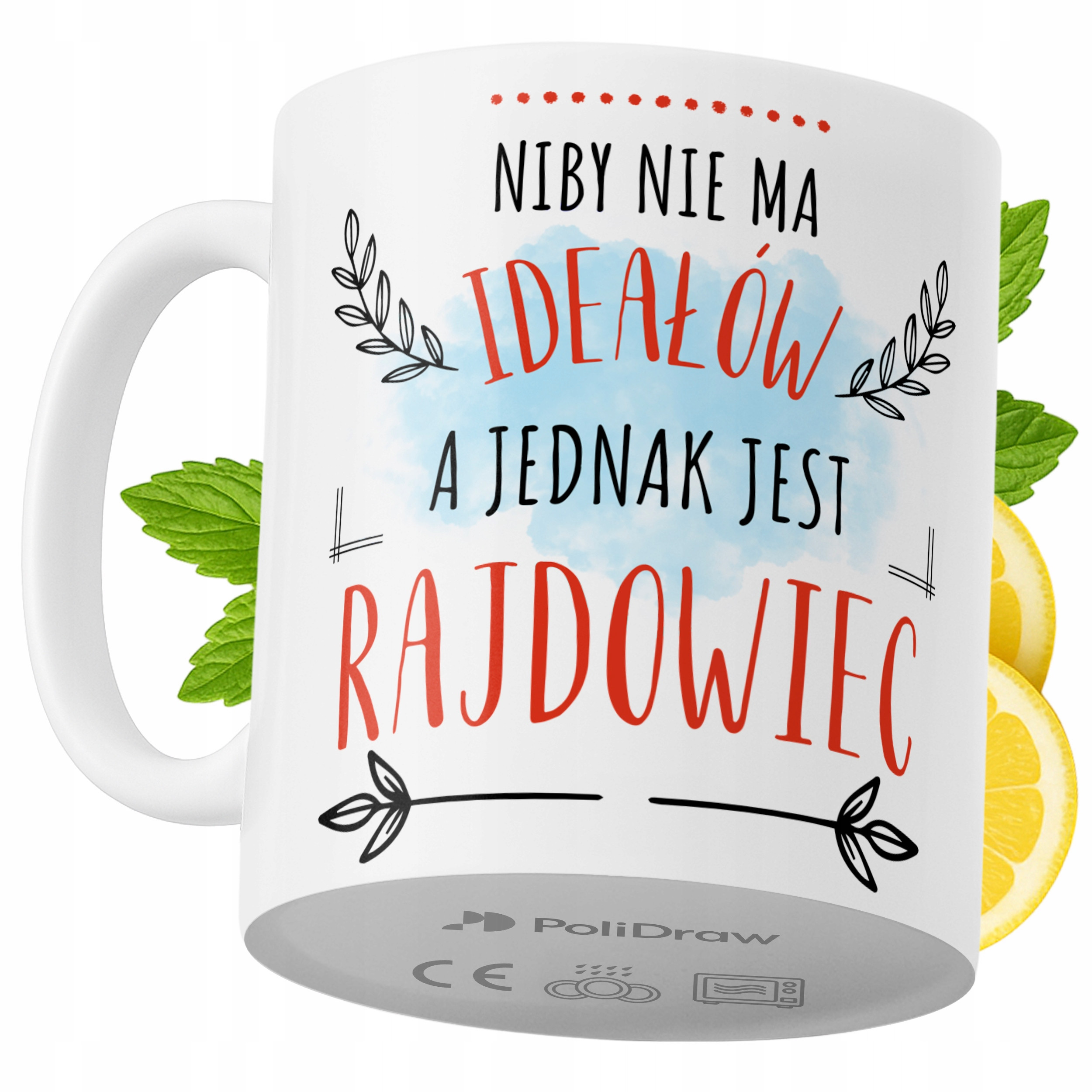 Kubek Dla Rajdowca na Prezent z Nadrukiem ze Zdjęciem 330 ml PoliDraw