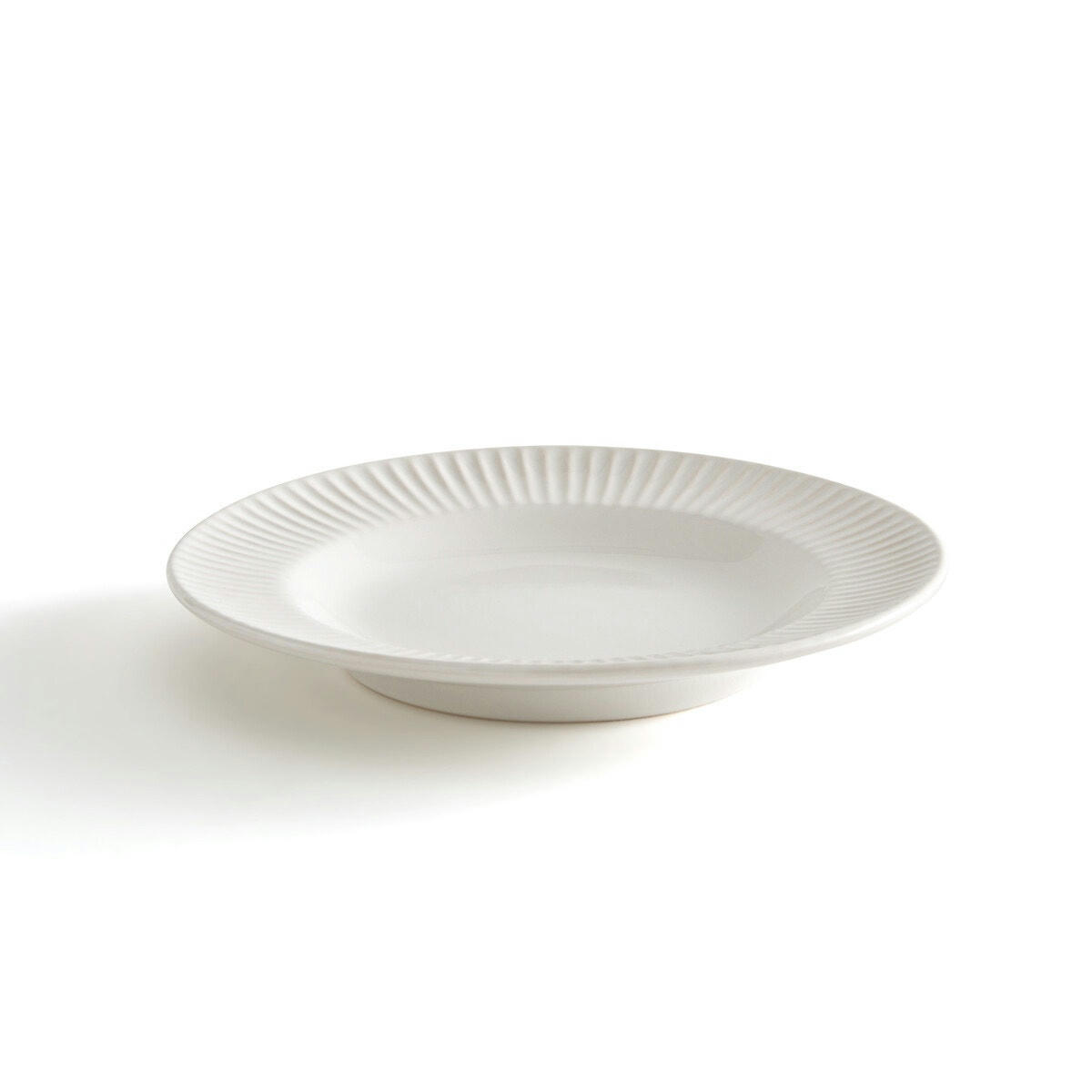 Lot de 4 assiettes à dessert en grès Fari