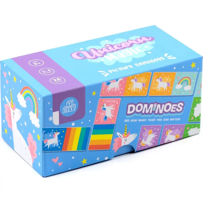 Dominospiel Einhorn Magie