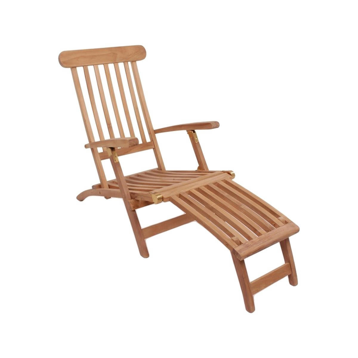 ARI - Chaise longue ajustable en bois massif