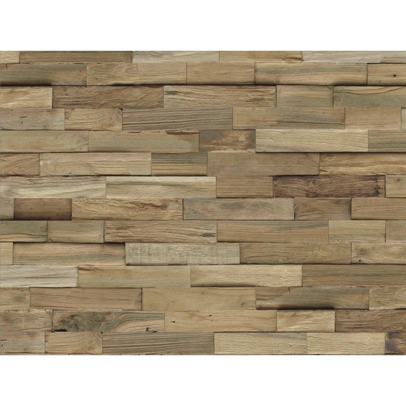 Wandverblender »INDO TEAK«, teak, unbehandelt, Holz, Stärke: 20 mm