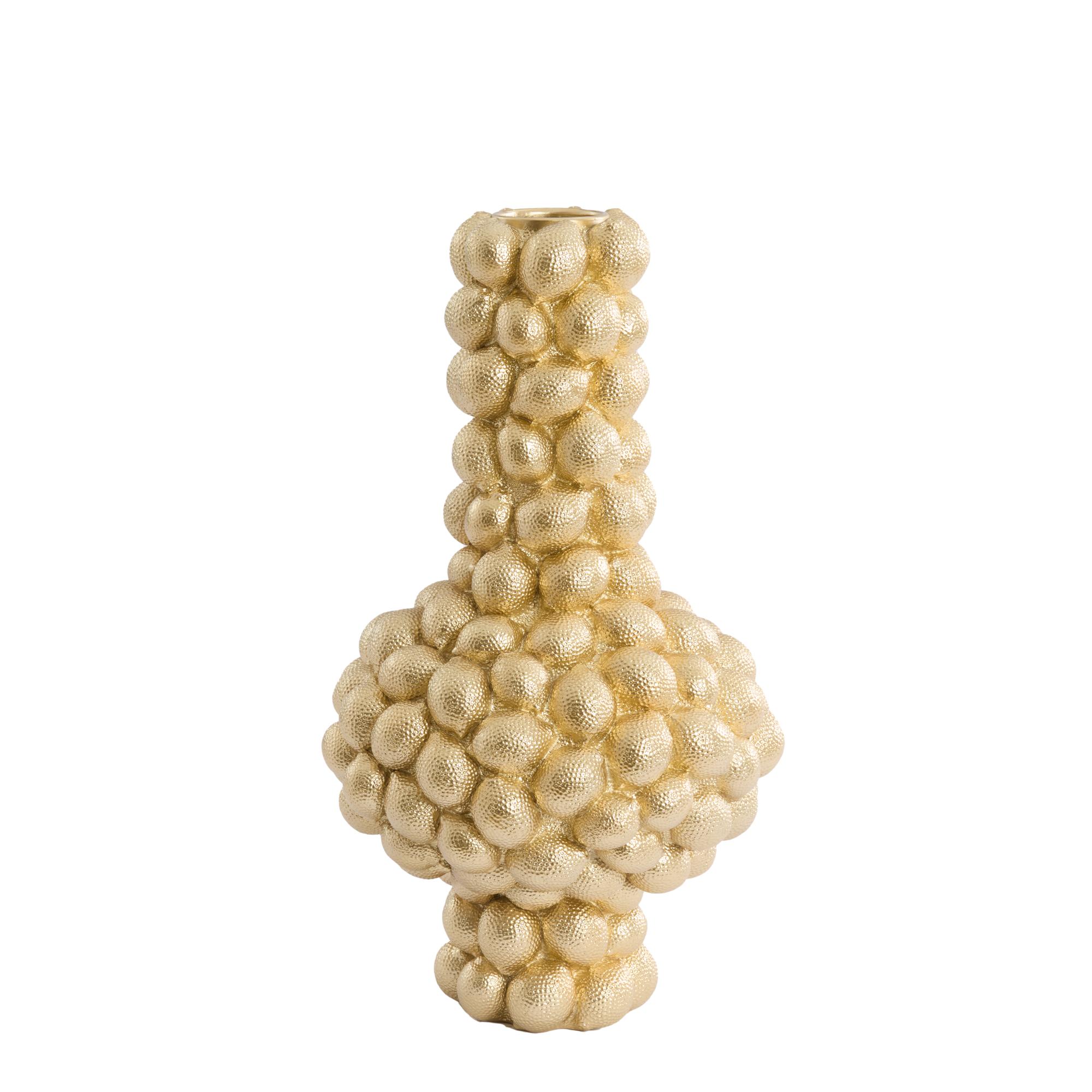 Light & Living vaas Lemon - goud - Ø32cm