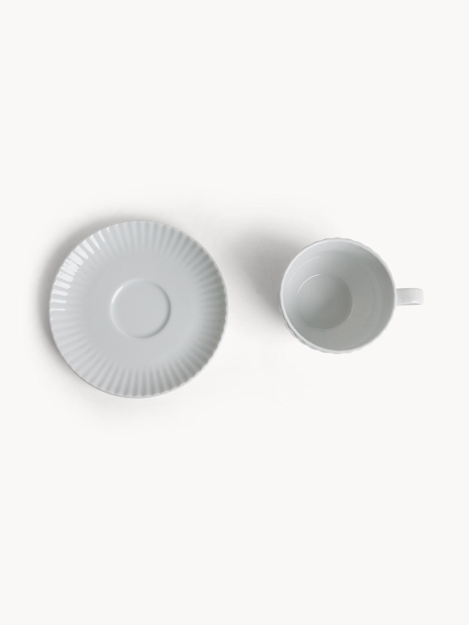 Tazza t&egrave; in porcellana Country chic