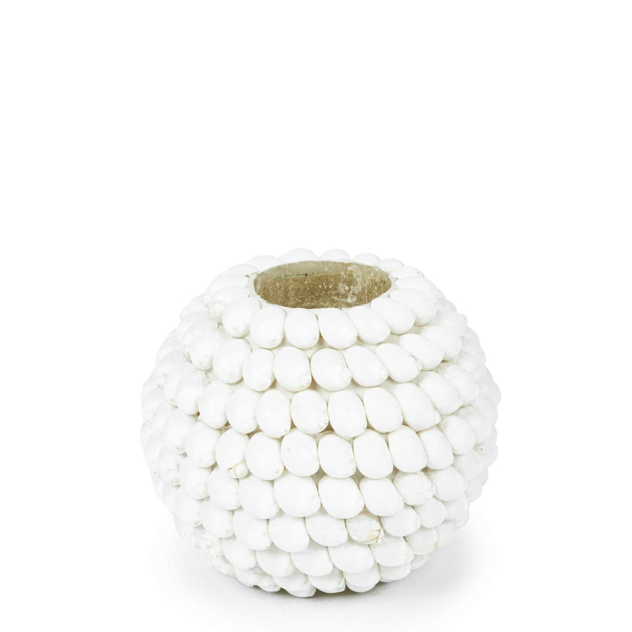 BUBBLE - Bougeoir en coquillage 12x12