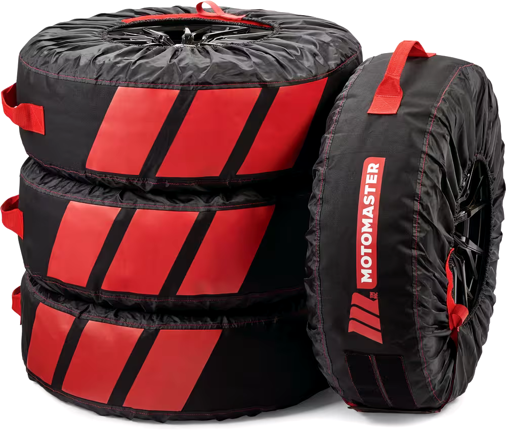 MotoMaster Universal Adjustable Tire Cover, 4-pk