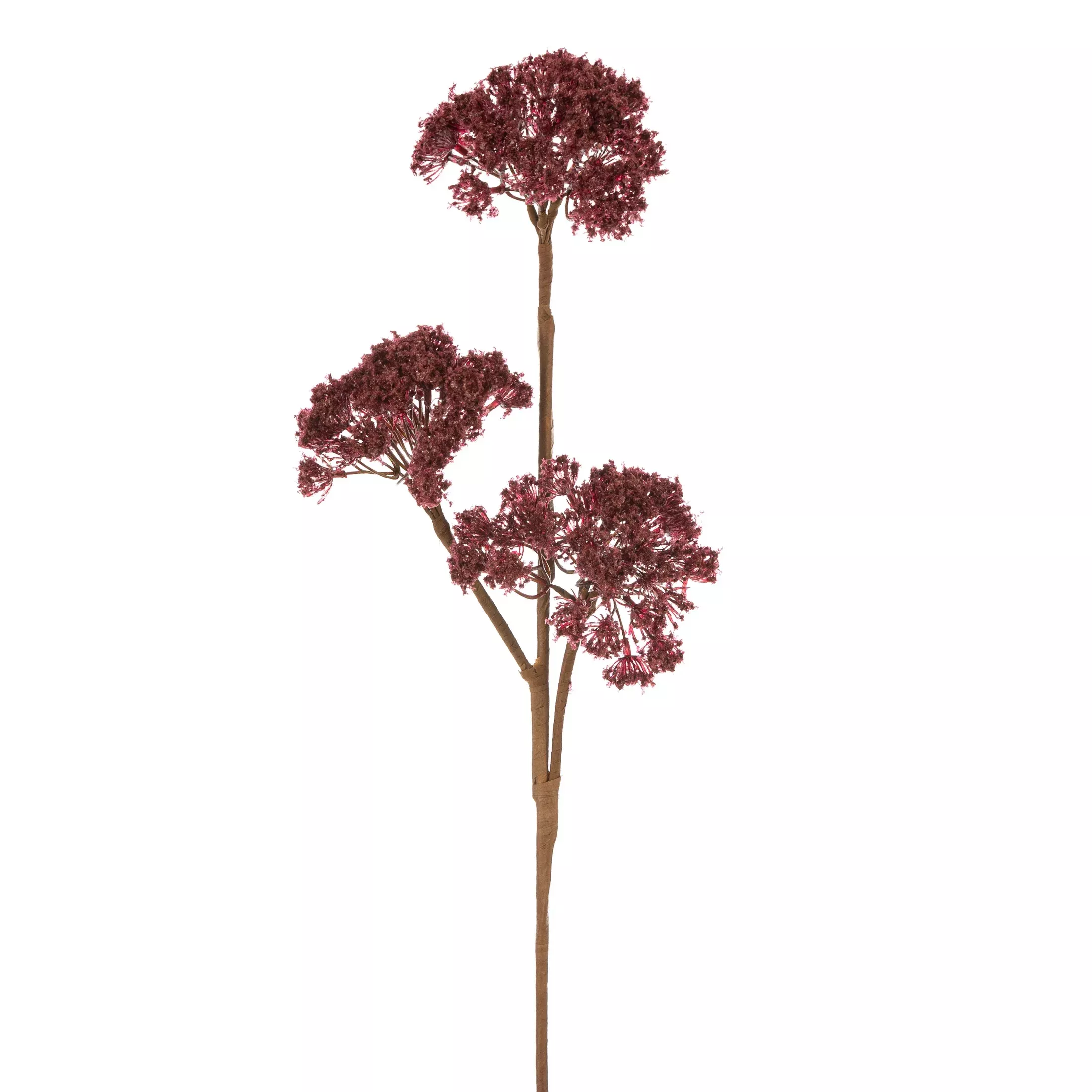 Kwiat sztuczny bordowy 82 cm