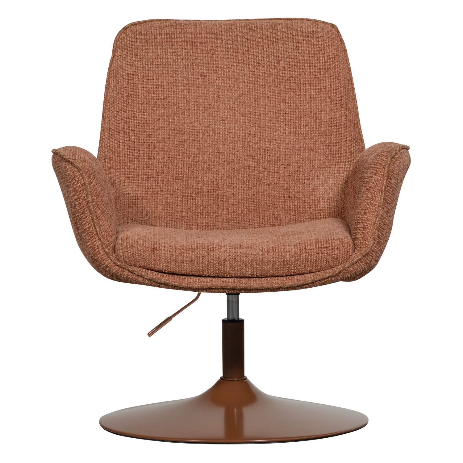 WOOOD verstelbare fauteuil Marten - Polyester - Oranje - 91x79x76