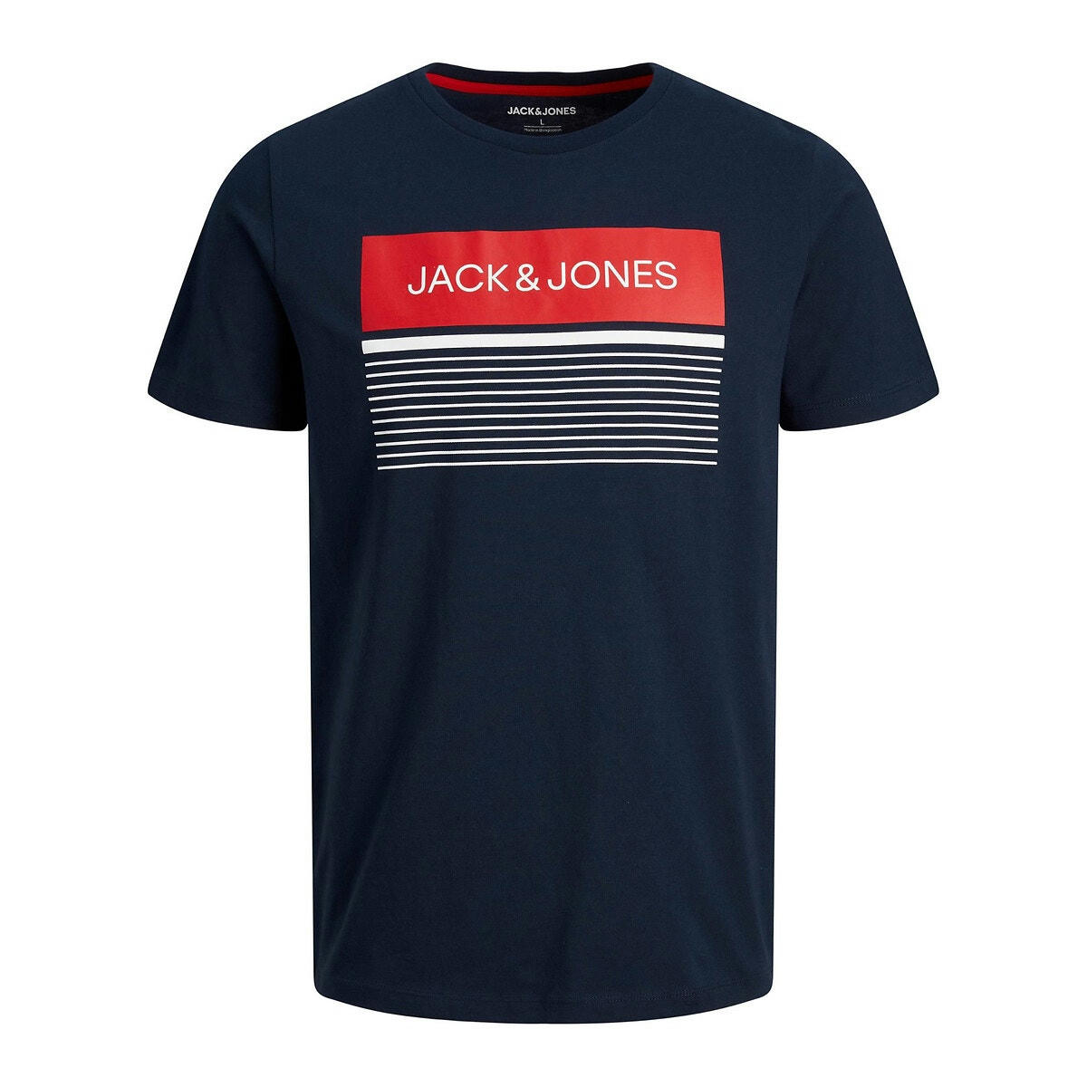 T-shirt col rond à logo