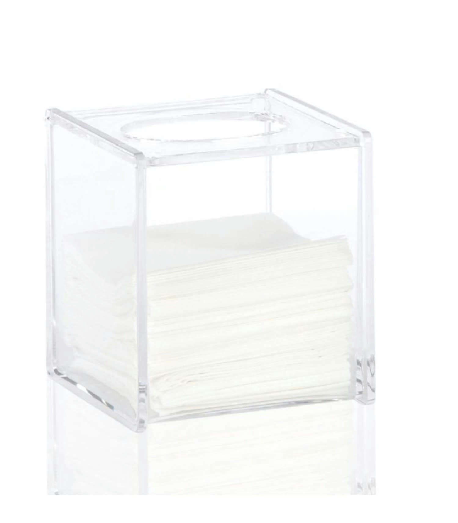 CARRÉE - Boîte à mouchoirs en acrylique transparent