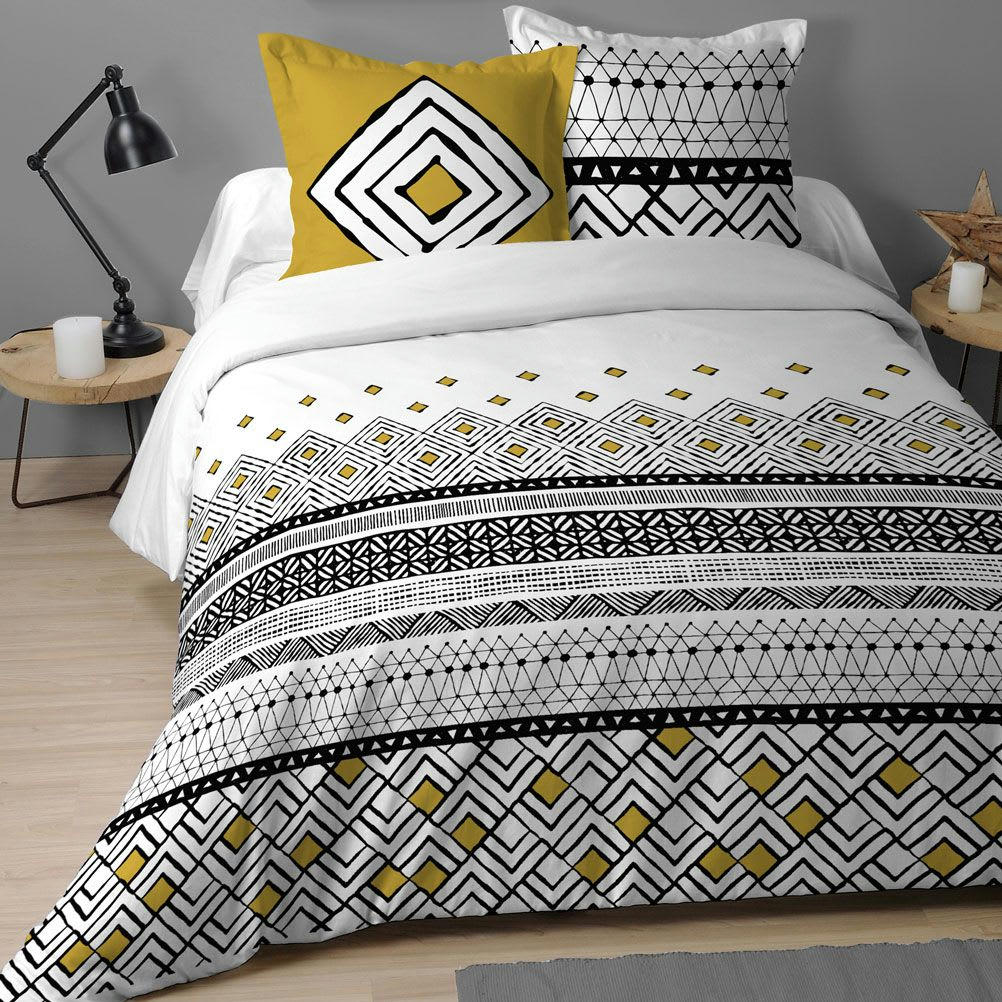 BEELY - Parure de lit en coton 260x240