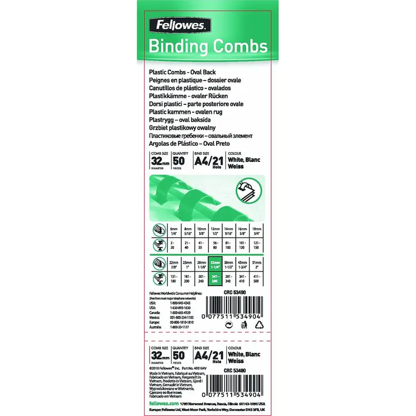 Etiketten 50er-Set Plastikbinderücken