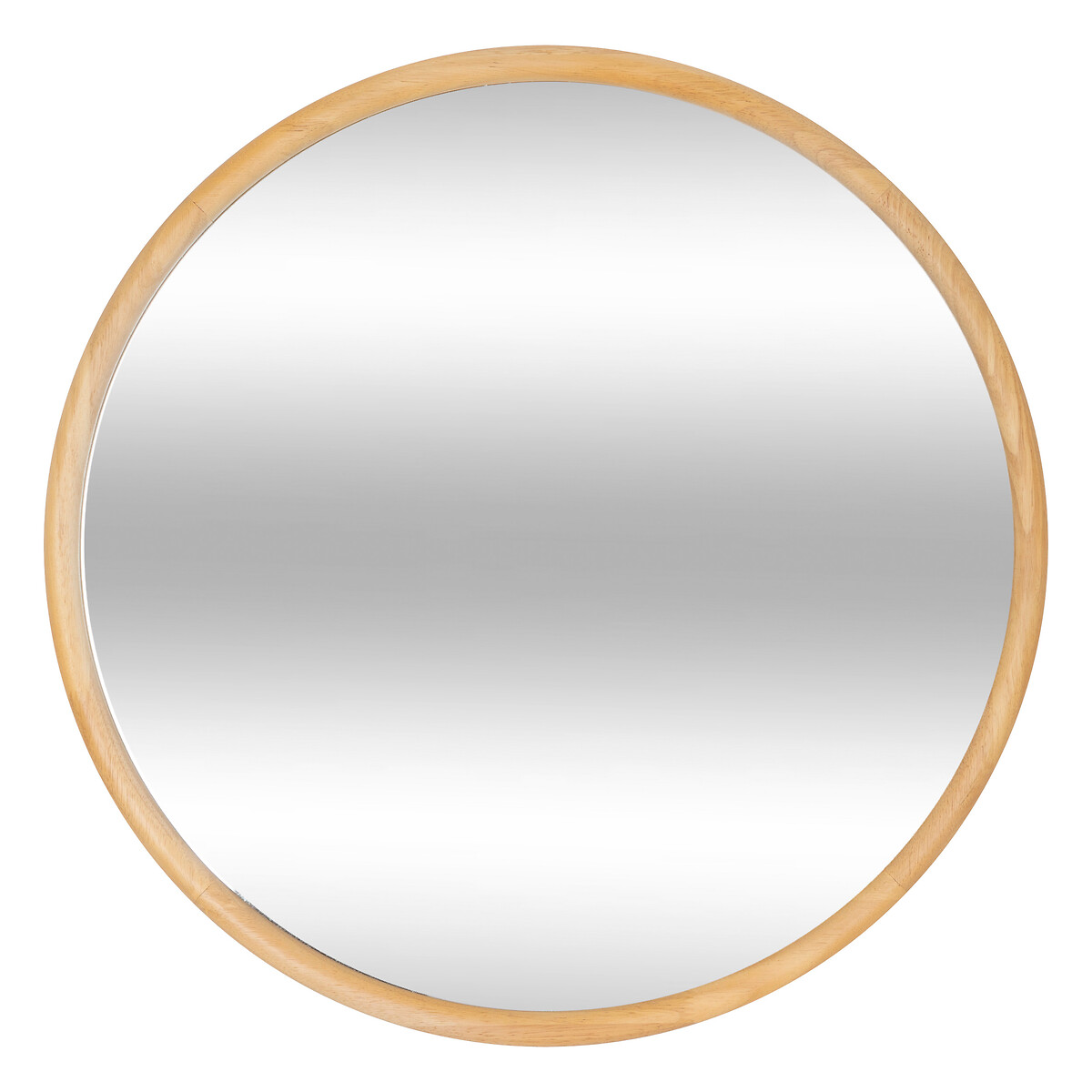 Round mirror "Kim" Wood, D.55 cm