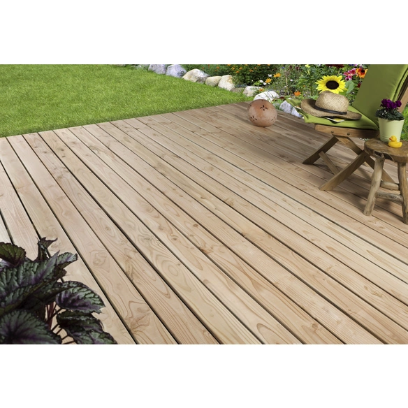 Terrassendiele, Breite: 12 cm, Stärke: 2 cm, 1 Stk.
