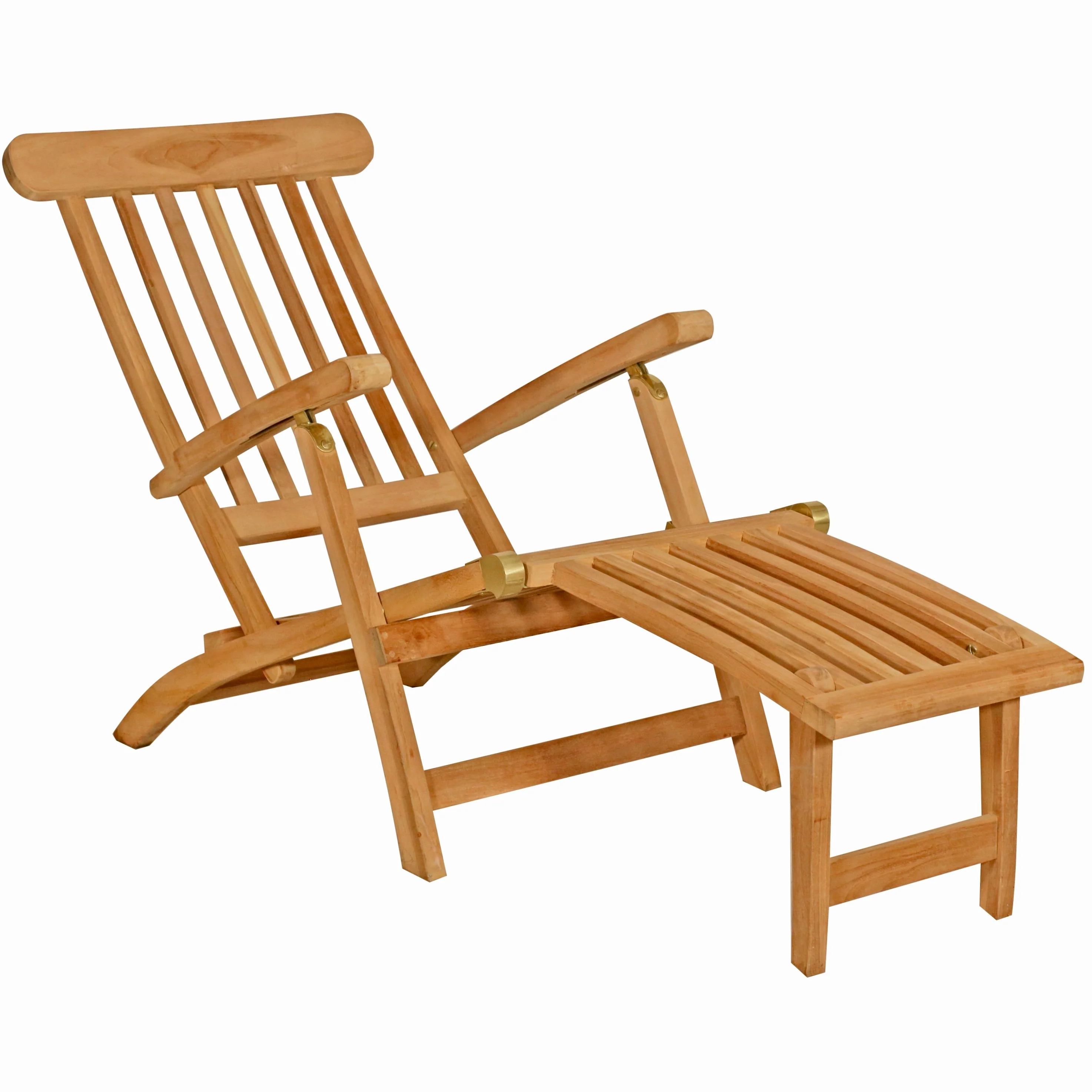 Seven Seas Teak Siesta Key Outdoor Patio Steamer Chair