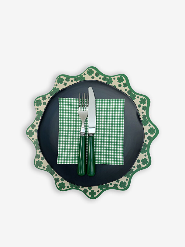Fourchette serpette vert - opjet vert