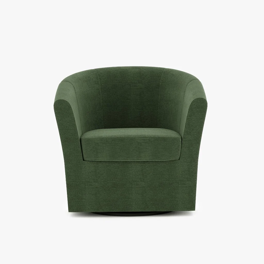 Cadeirão rotativo verde DUPARC