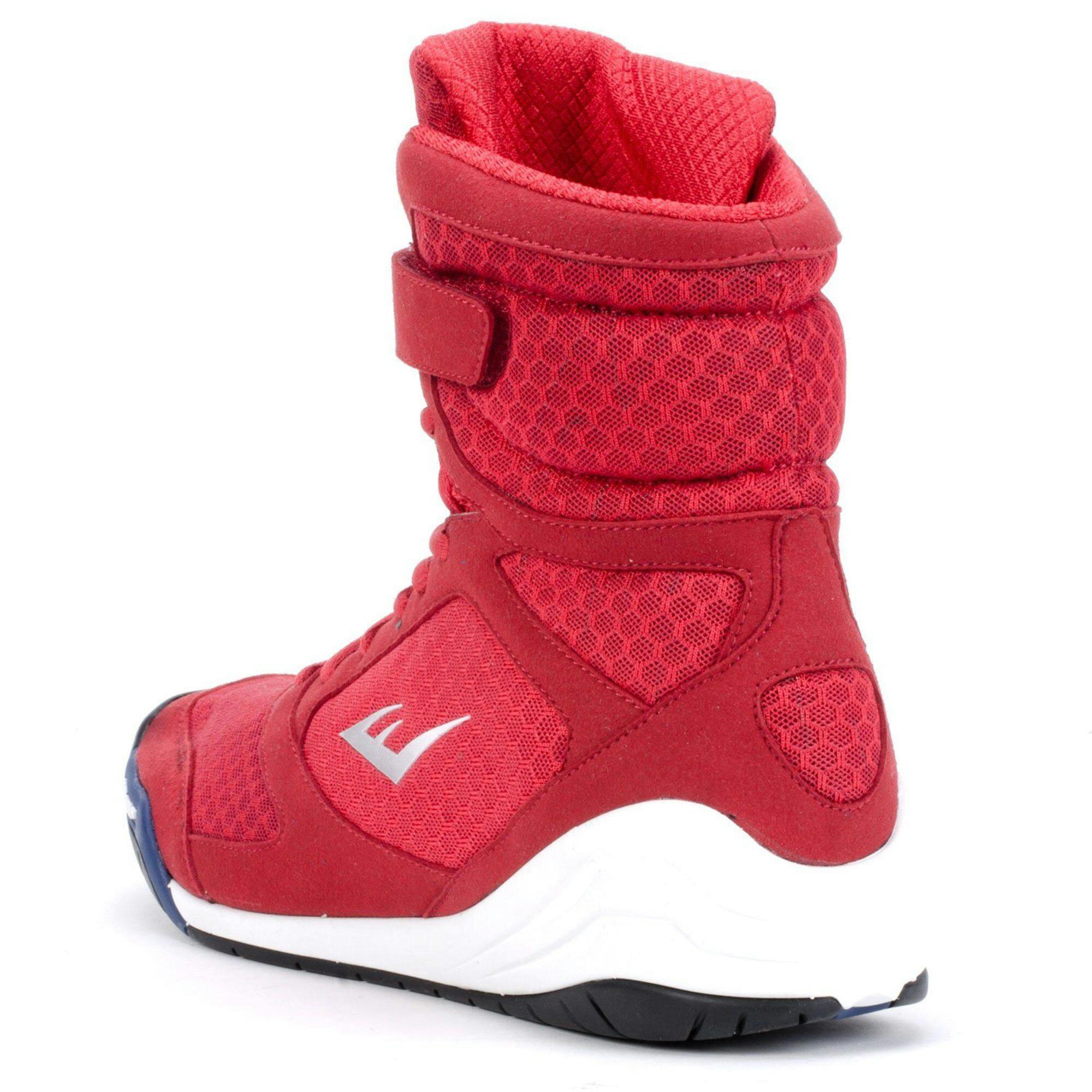 Everlast Pro Elite High Top Boxing Shoe, Red