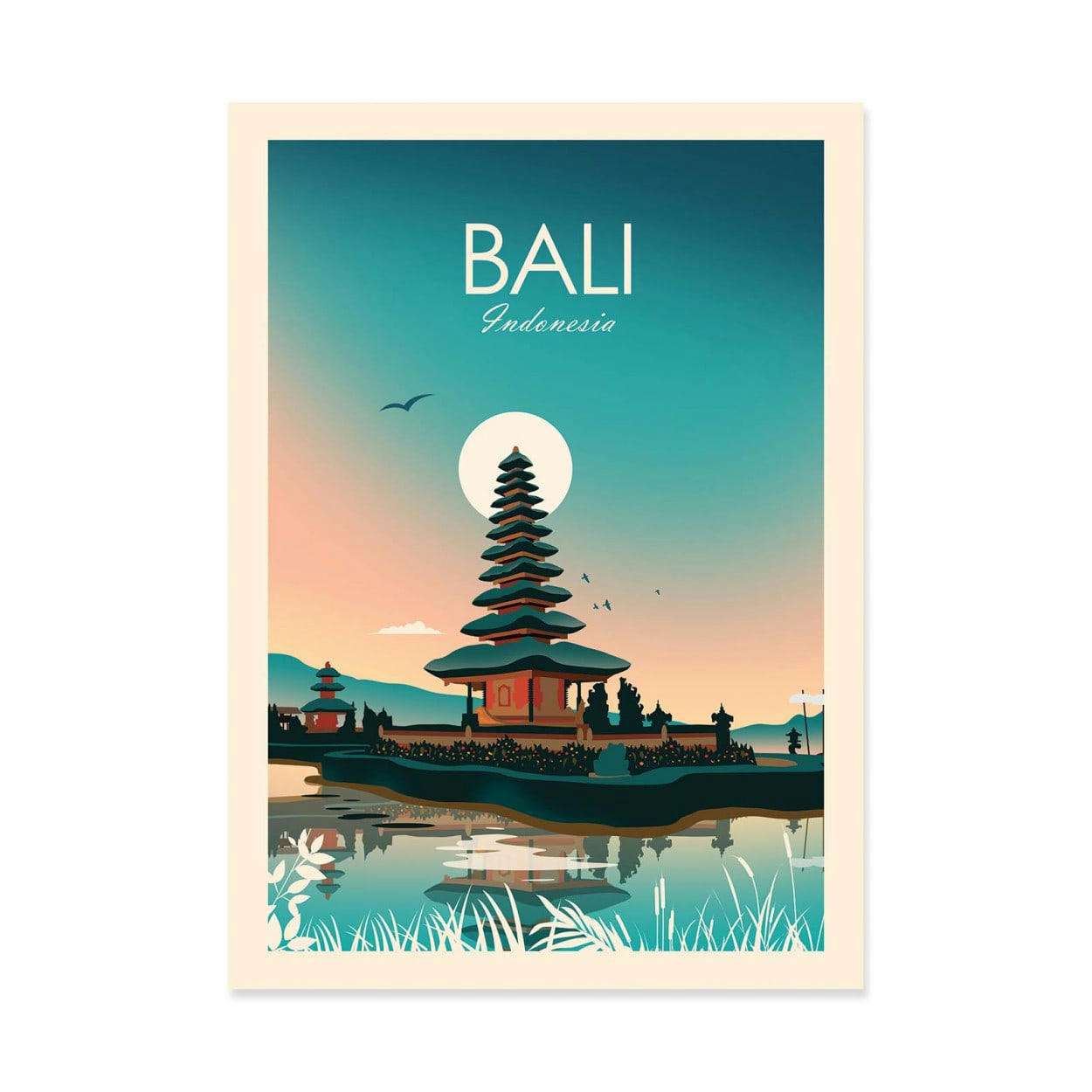 STUDIO INCEPTION - BALI INDONESIA - STUDIO INCEPTION - Affiche d'art 30 x 40 cm