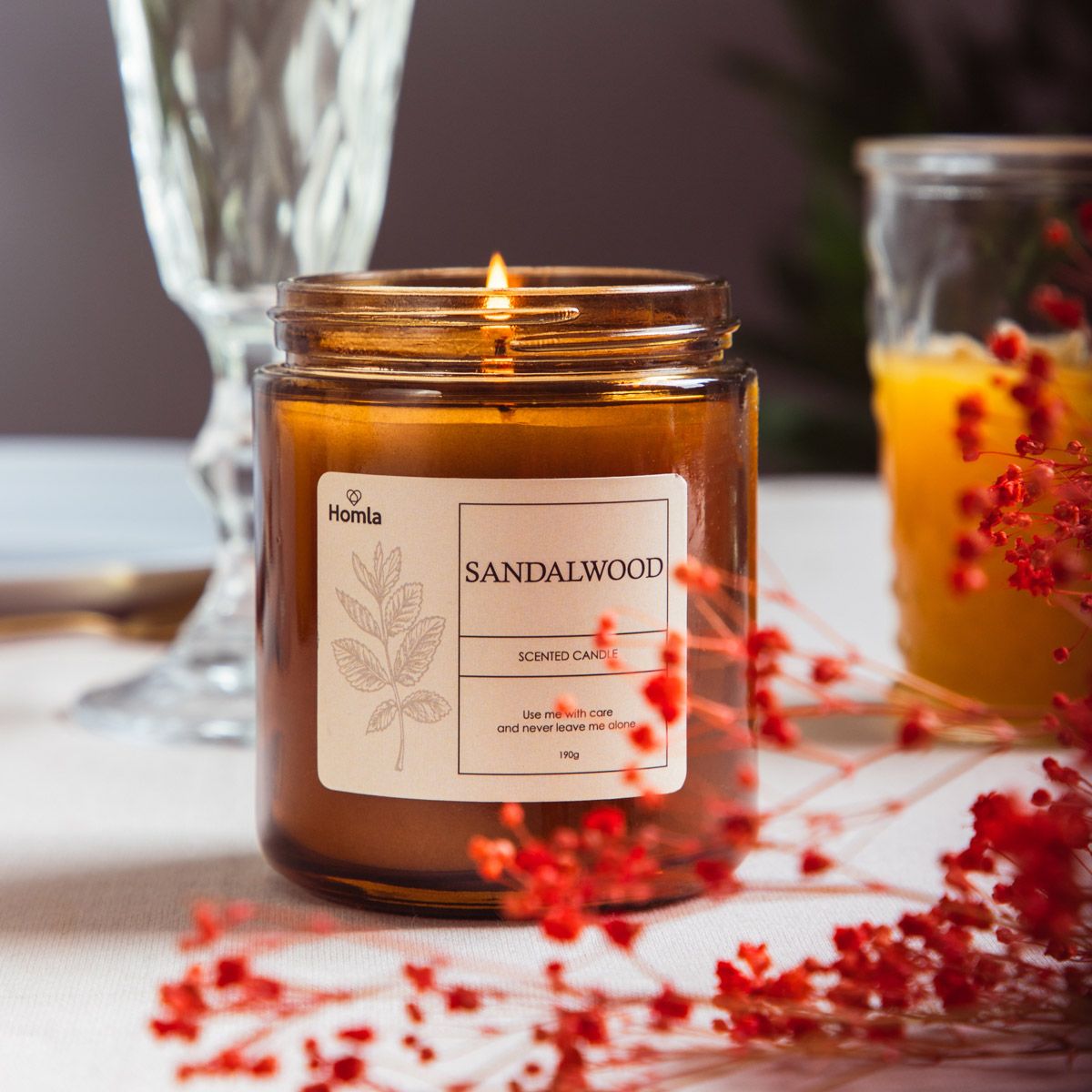 Świeca zapachowa TOFU Sandalwood 190 g