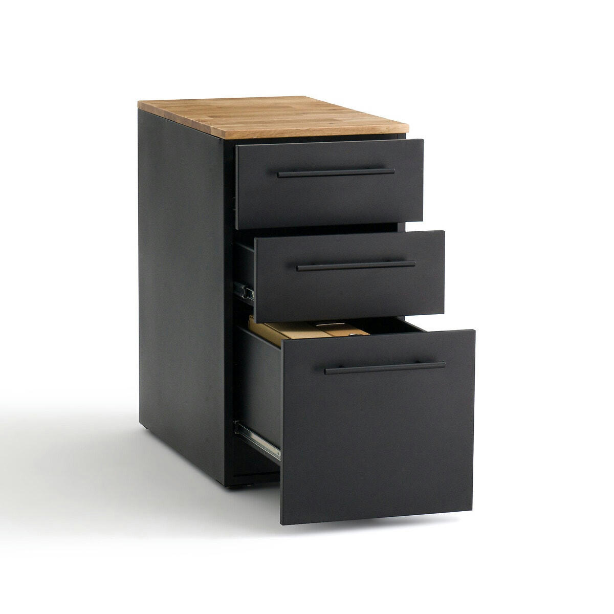 Caisson de bureau 3 tiroirs, Hiba