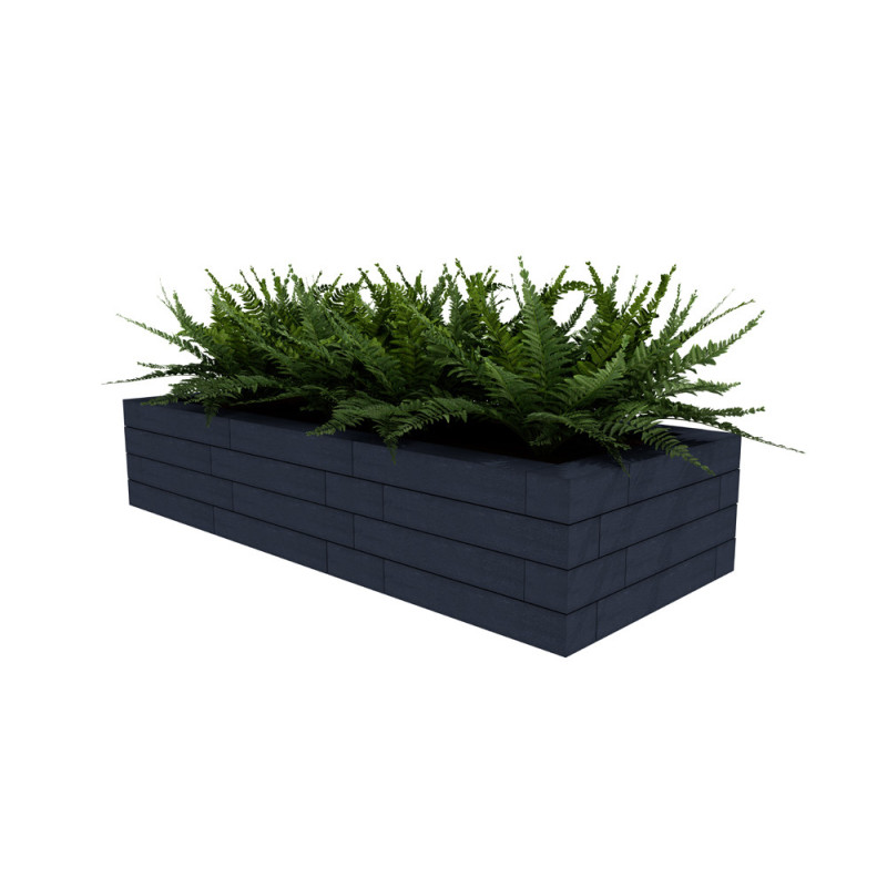 Bloc de béton empilable 60 x 12 x 10 cm
