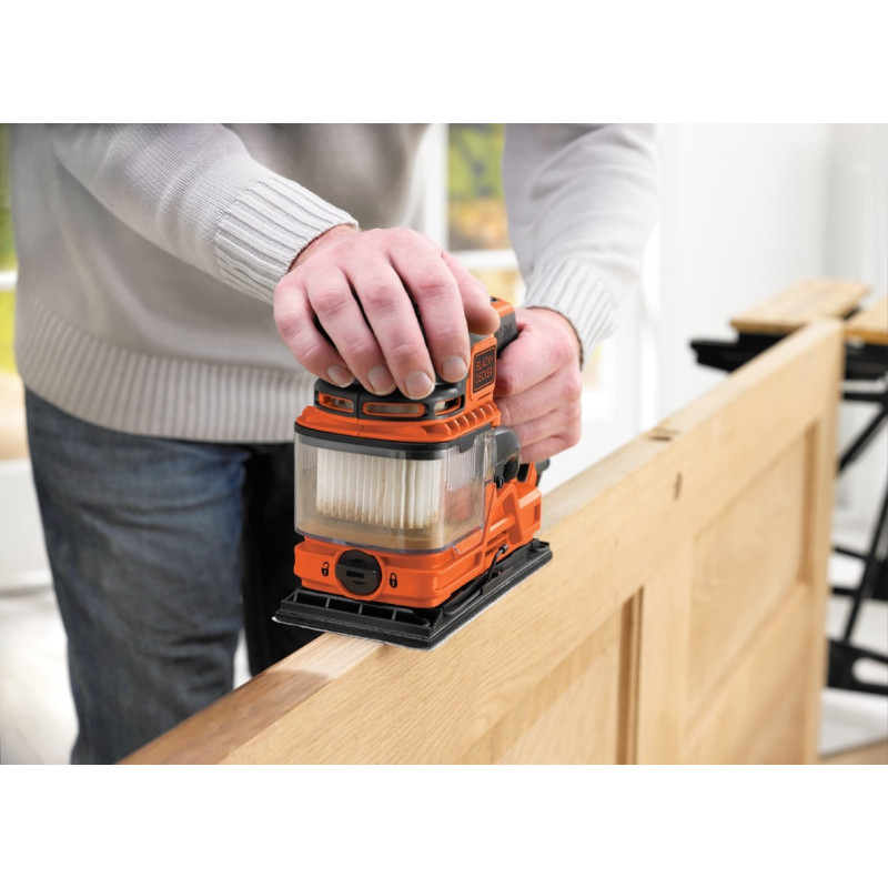 Ponceuse vibrante électrique Duosand KA330E 270 W BLACK DECKER