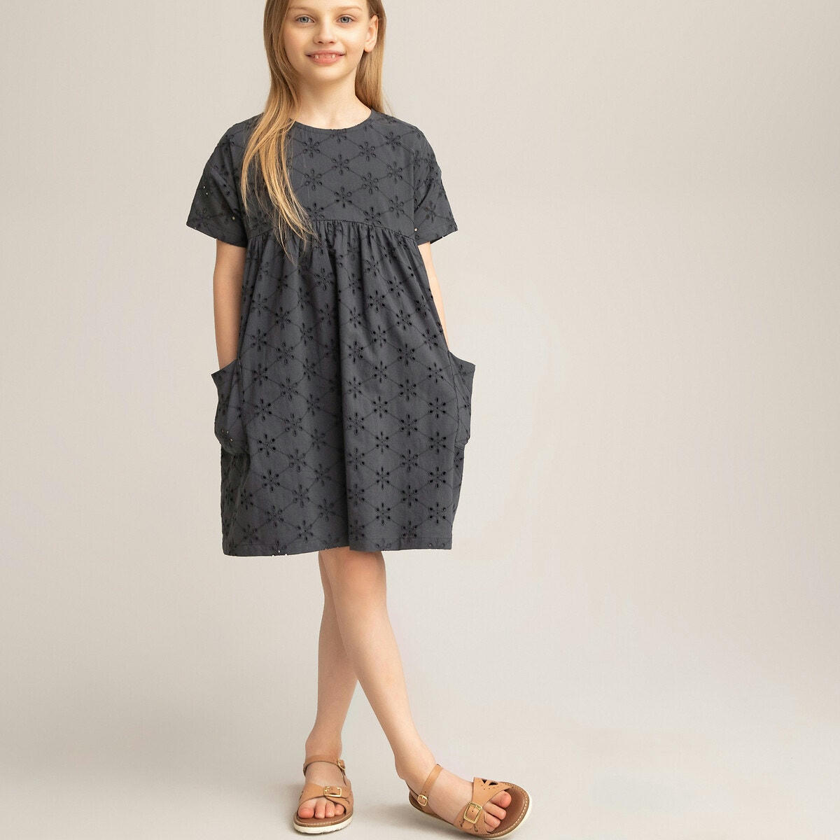 Robe en broderie anglaise coton bio