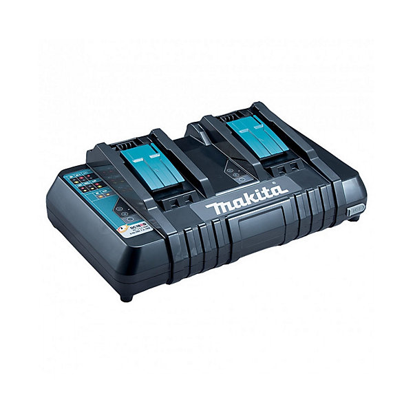 Pack énergie 18V Li-Ion 5,0Ah (4 batteries   1 chargeur double) avec coffret Makpac MAKITA