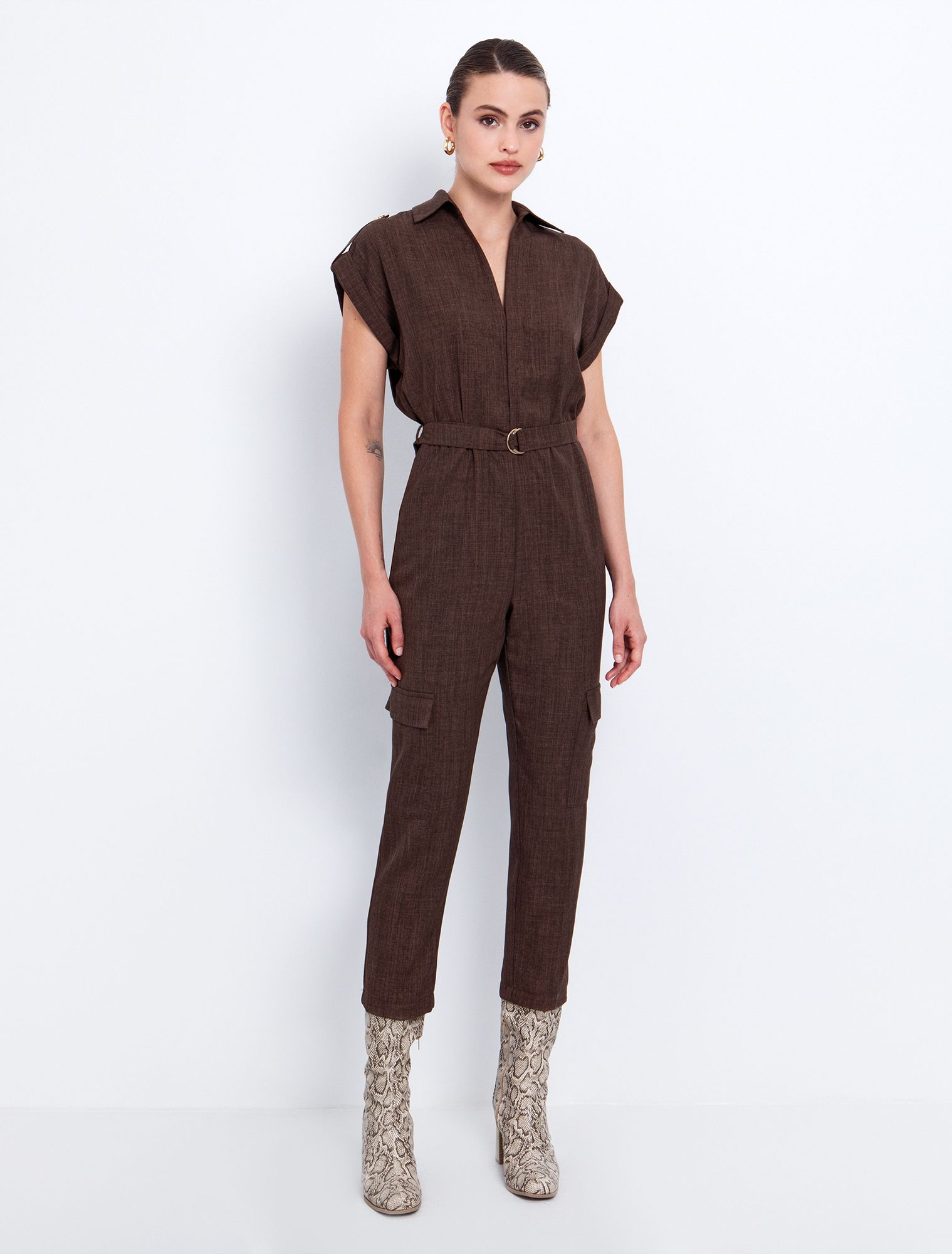 Cargo ολόσωμη φόρμα με ζώνη