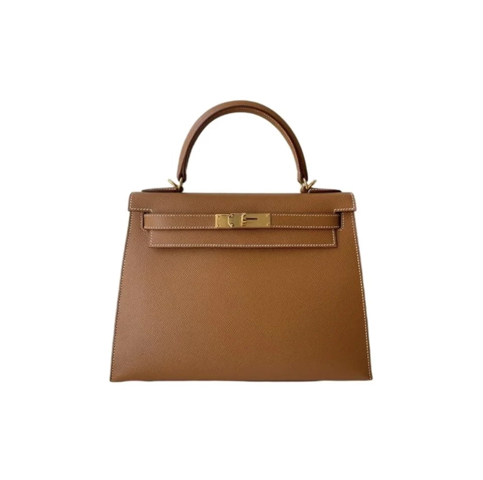 Hermes Kelly Gold Buckle Bag-Epsom