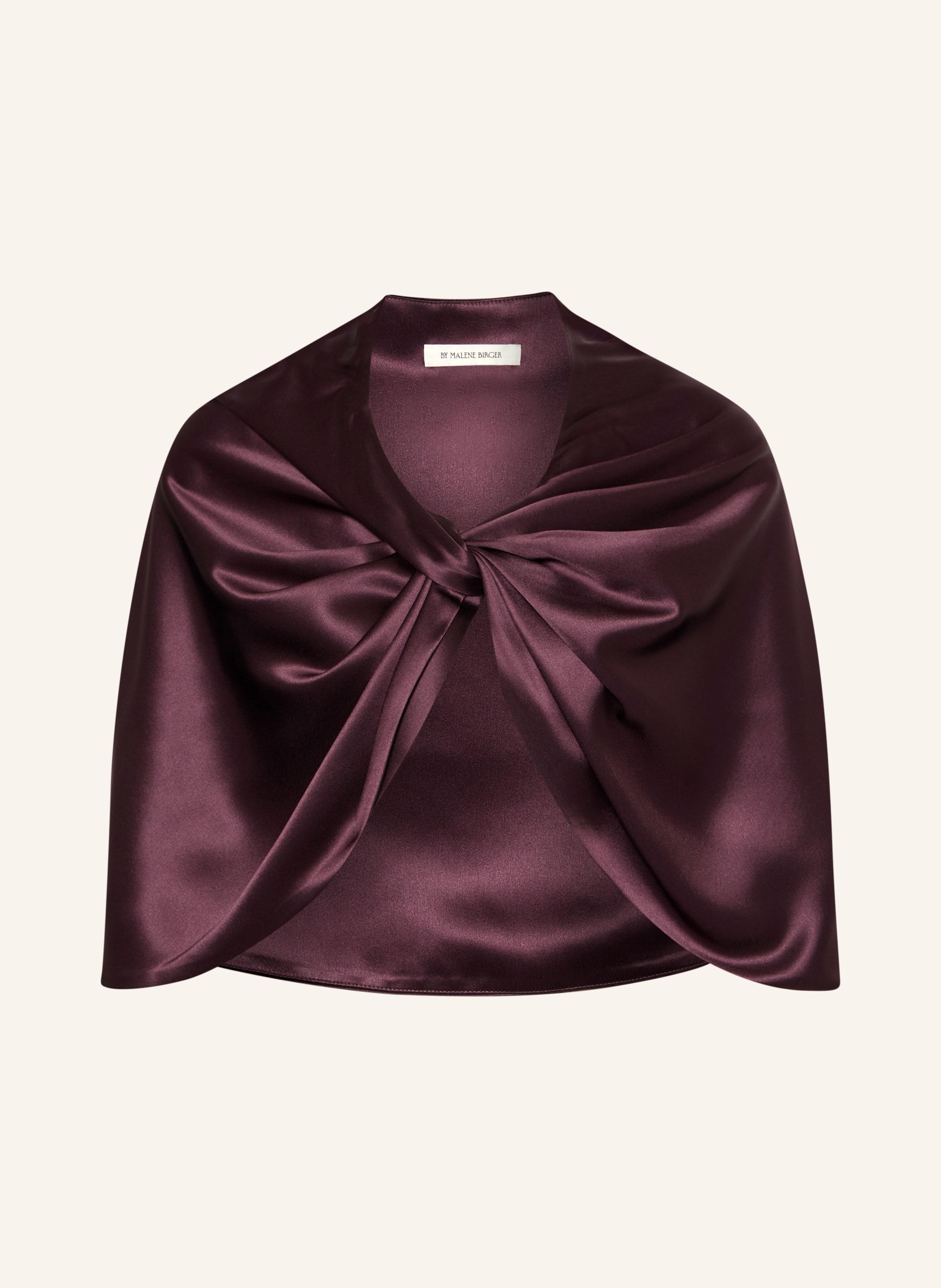 BY MALENE BIRGER Satin-Cape PINLOS