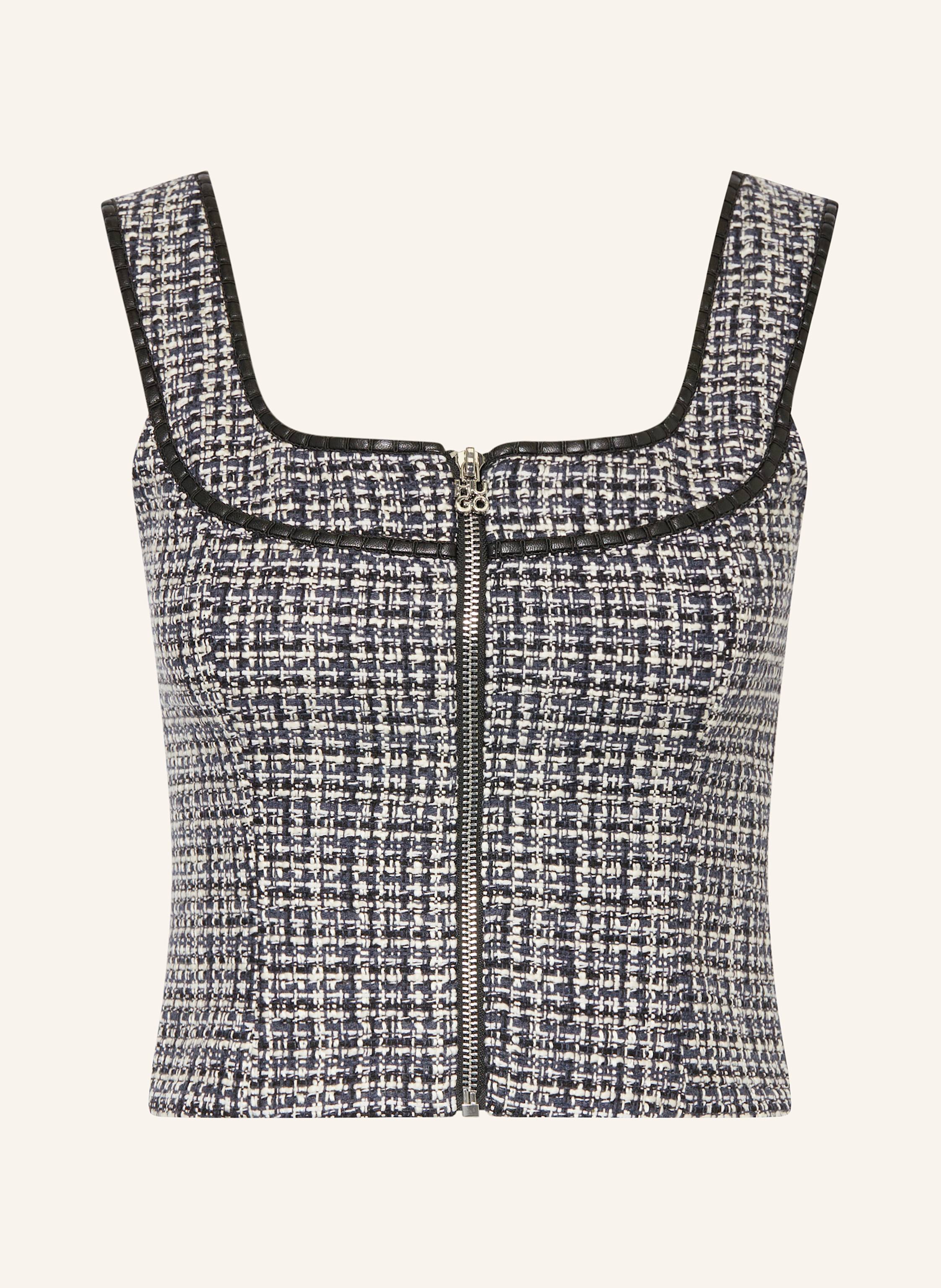 HUGO Cropped-Top CUSENE aus Tweed
