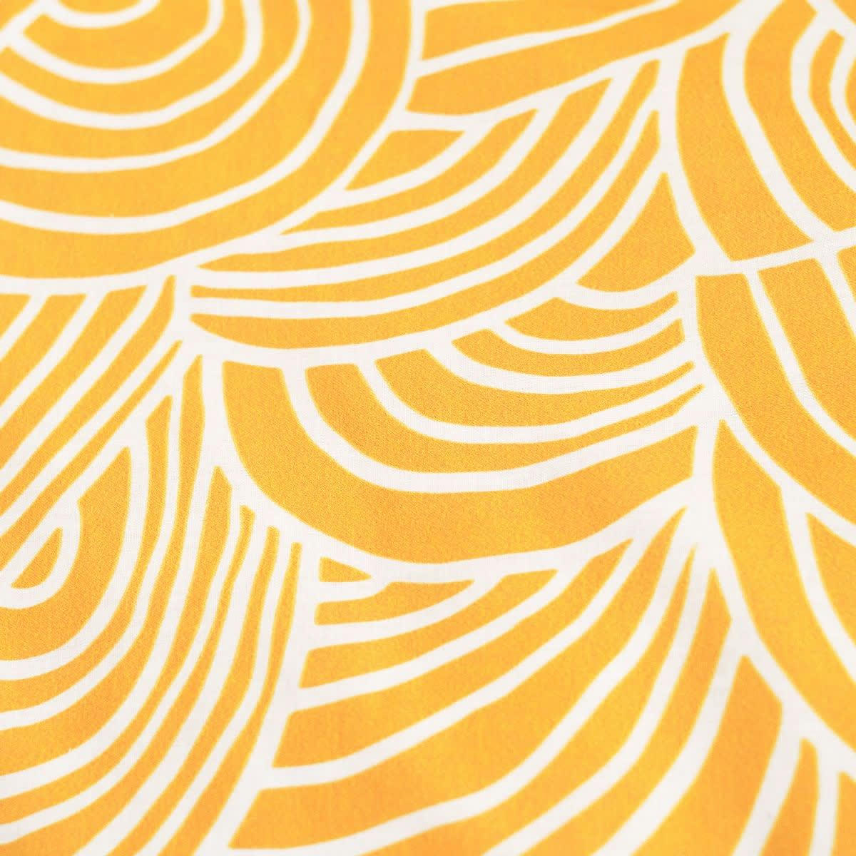 - Parure de lit en Coton Jaune 240x220 cm