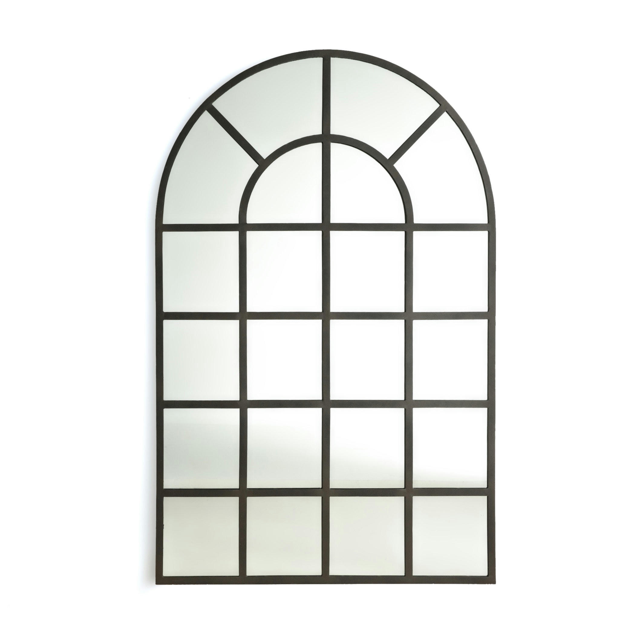 Miroir métal industriel fenêtre 110x170 cm, Lenaig