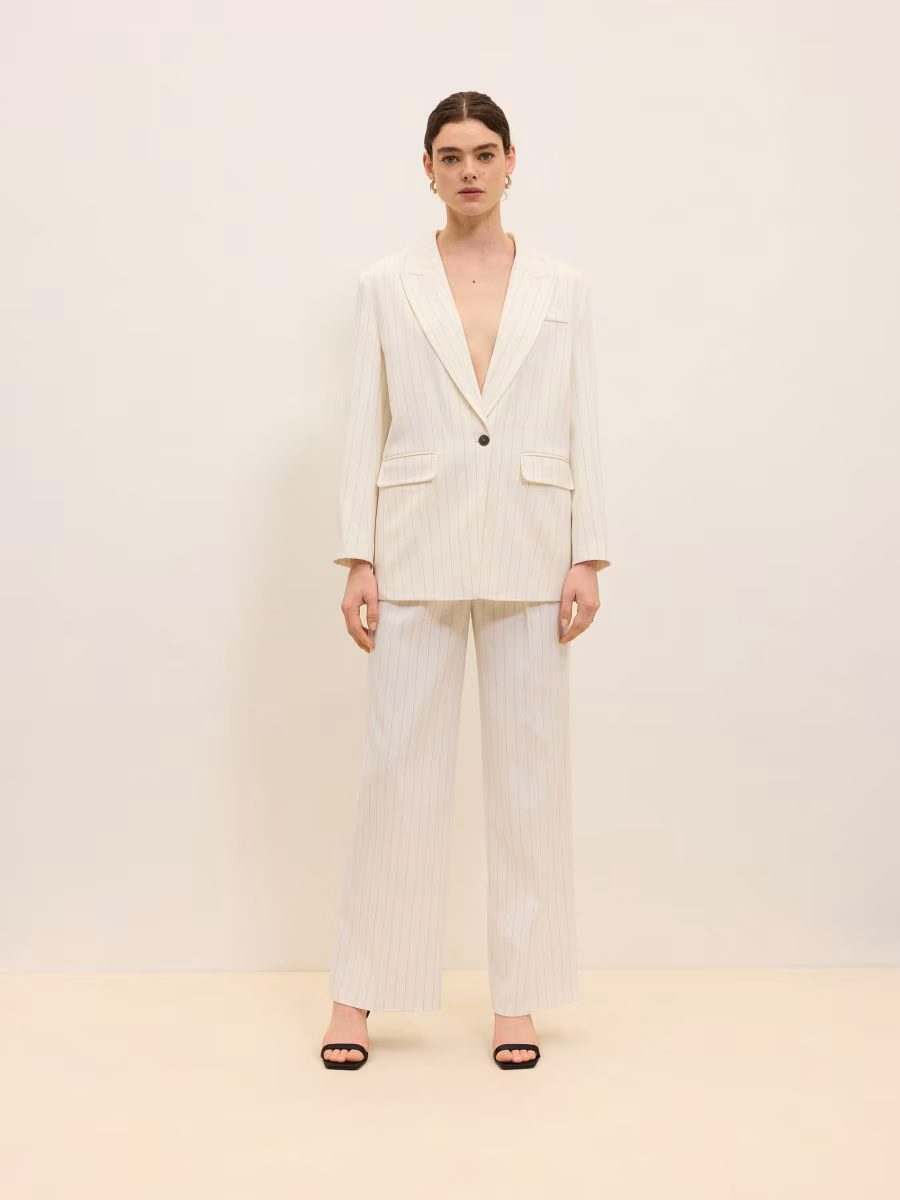 Blazer With Viscose Blend