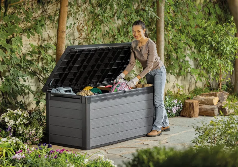 Skrzynia ogrodowa, schowek Cortina Box 570L - Grafit