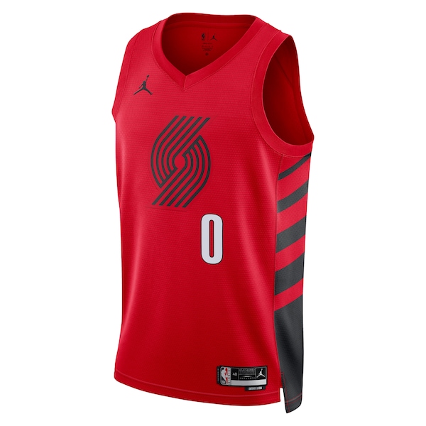 Damian Lillard Portland Trail Blazers Jordan Brand Unisex Swingman Jersey - Red - Statement Edition