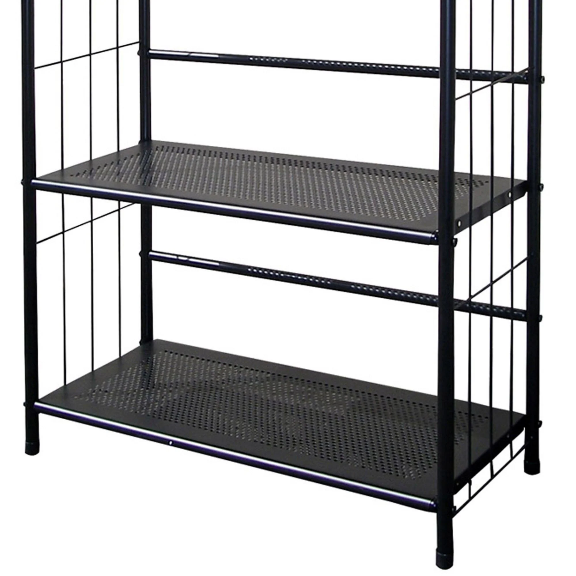 37 Tall 3-Tier Metal Standing Book Shelf