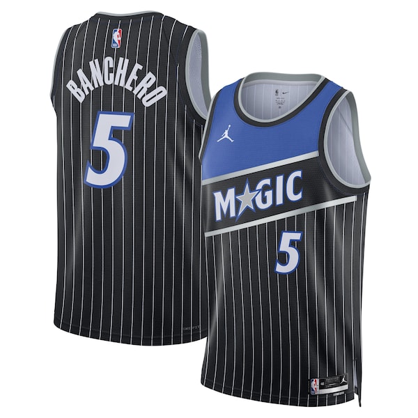 Paolo Banchero Orlando Magic Jordan Brand Unisex  Swingman Jersey - Statement Edition - Black