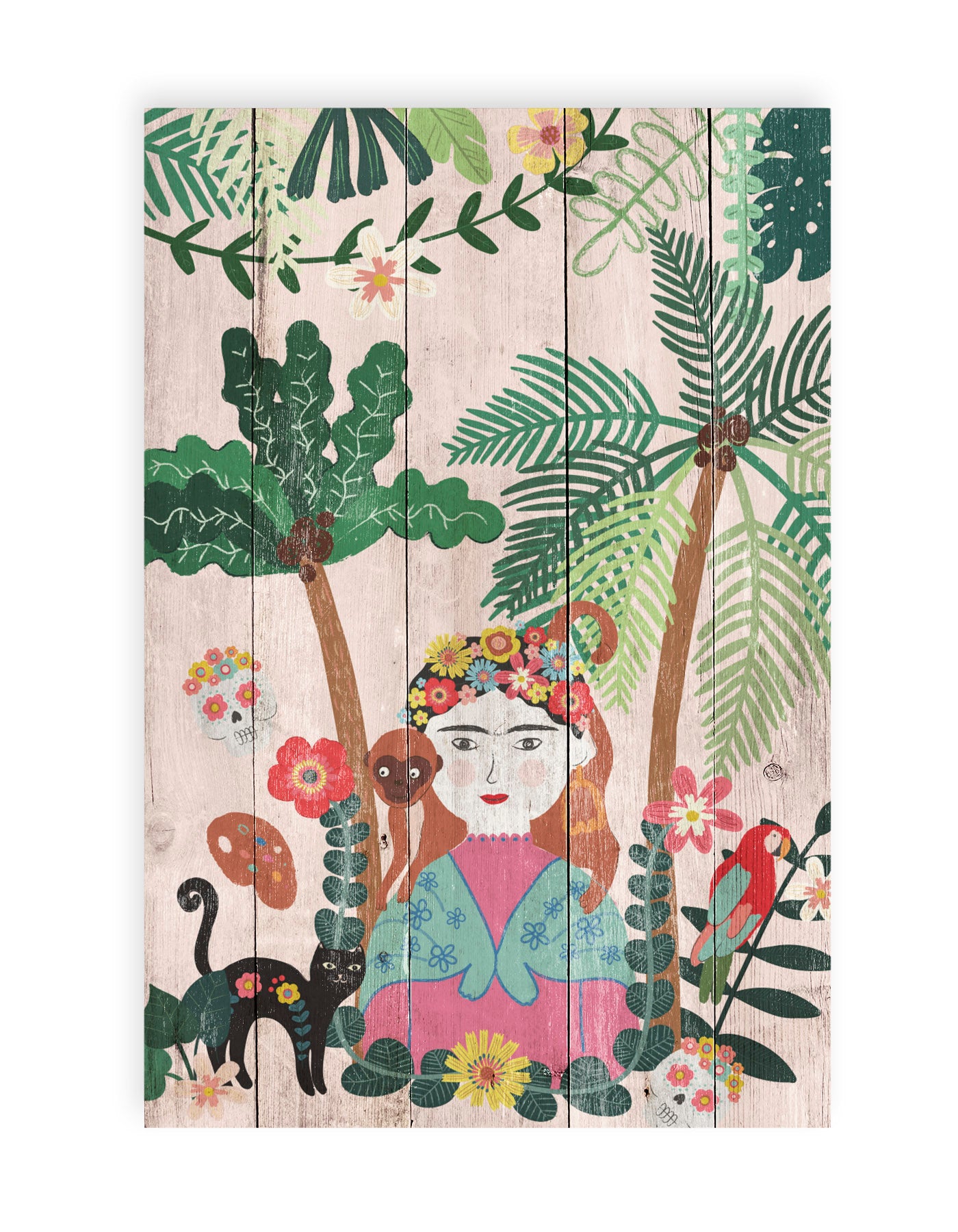 Really Nice Things - Paneel - 60x40 cm - Frida Jungle
