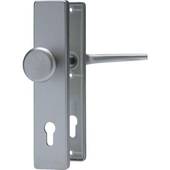 Schutzbeschlag, Stahl, aluminiumfarben