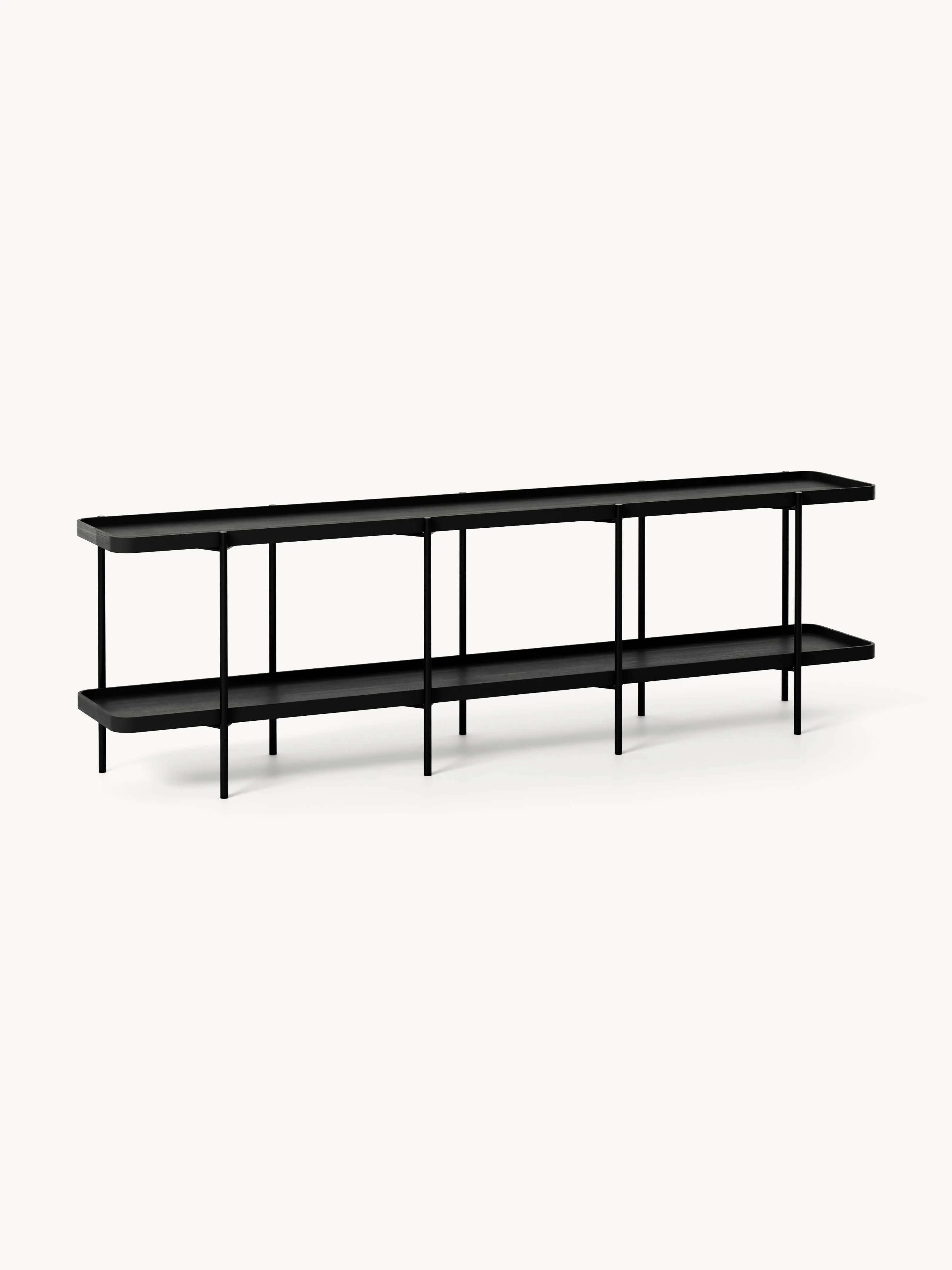 Niedriges Holz-Regal Renee