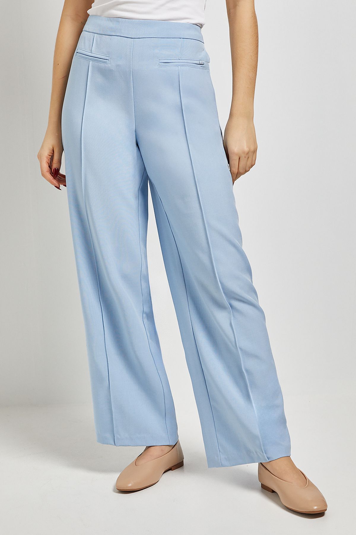 Dorothy Perkins Elastic Waist Straight Leg Trouser