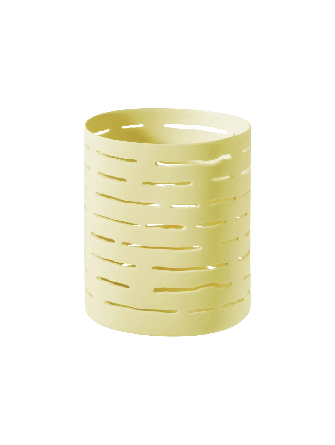 windlicht, gelb mit durchbrüc