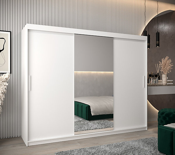 Armoire TOKYO 1 à portes coulissantes H. 200 x L. 250 x P. 62, 3 portes