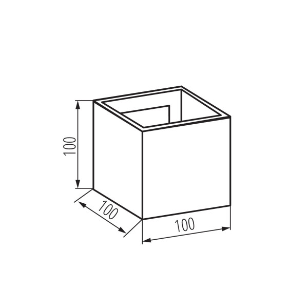 Oprawa elewacyjna LL LAPA EL 7W-L-GR 30589 LightLogic grafitowa IP54