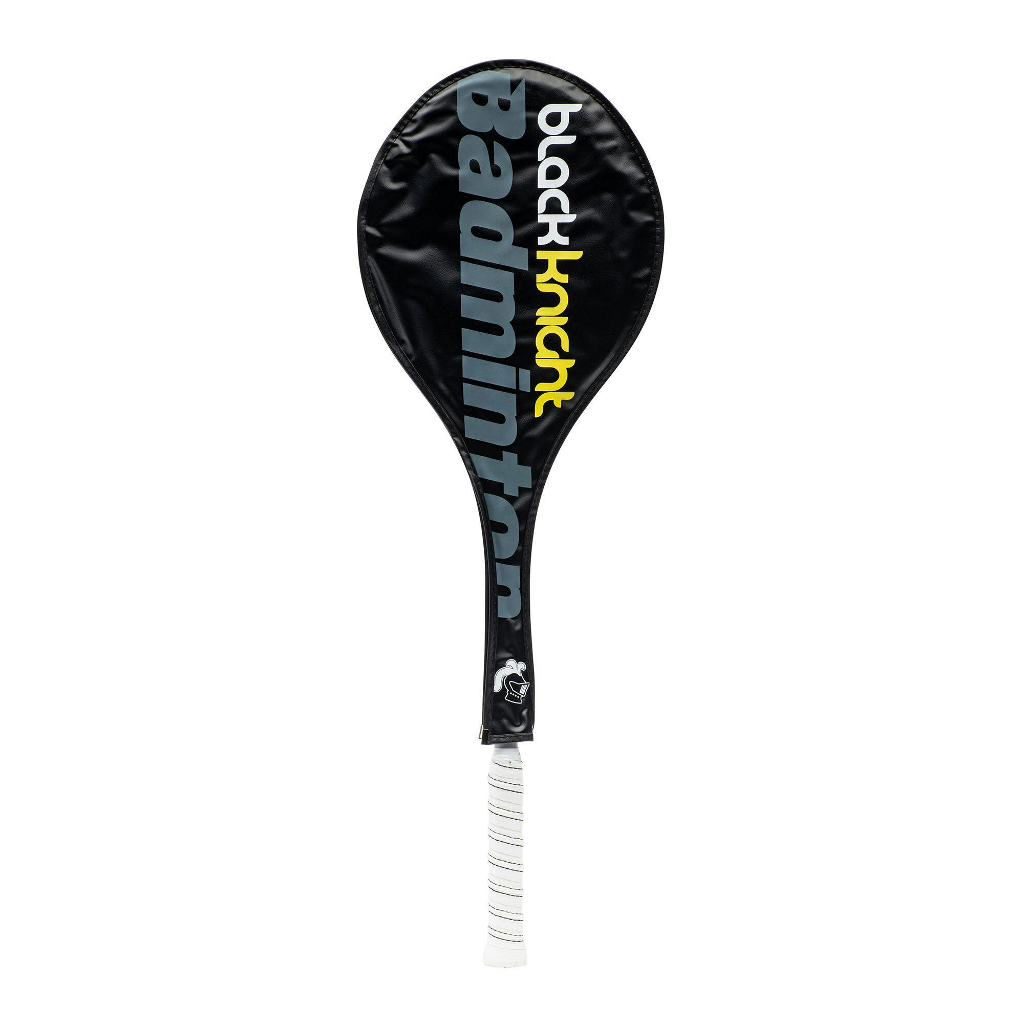 Black Knight Max Force 60 Carbon Graphite Badminton Racquet/Racket, Black