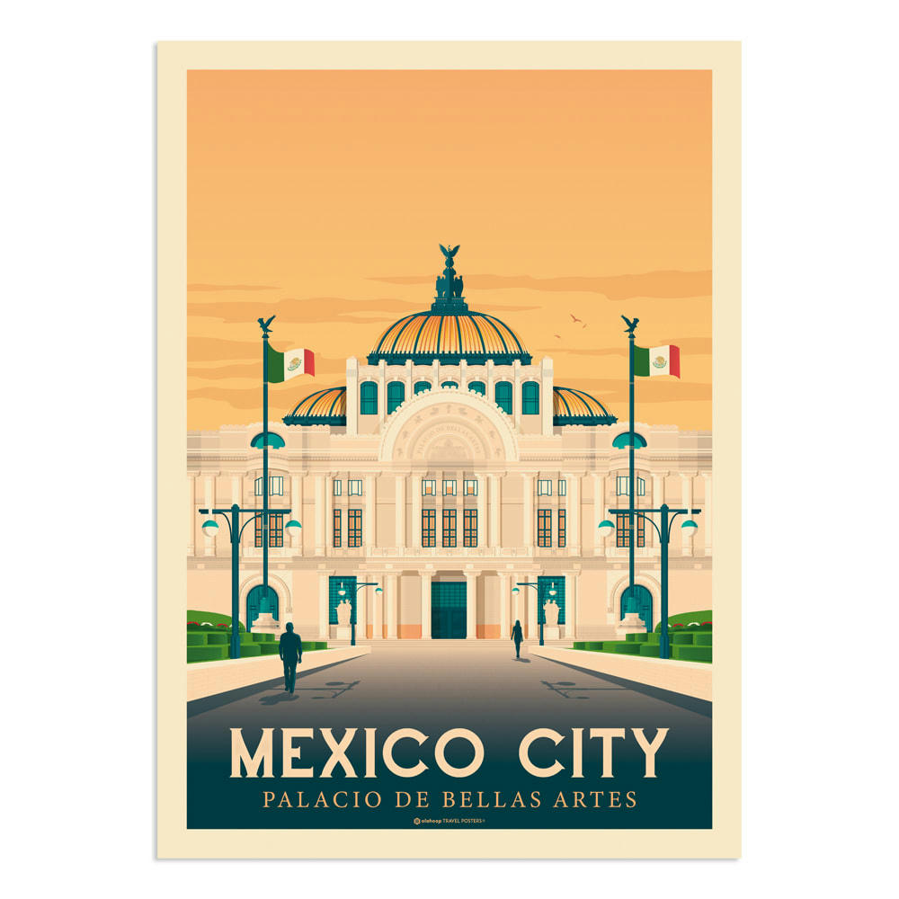 - Affiche Mexico  30x40 cm