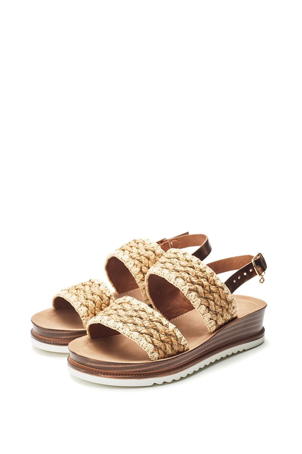 Moda In Pelle Kyraa' Textile Flatforms